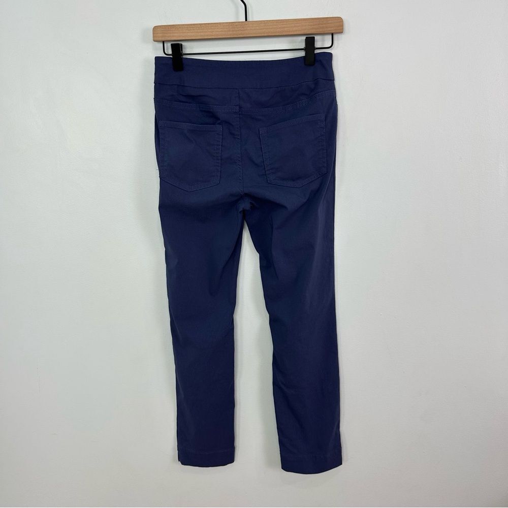 Soft Surroundings Blue Pull On Stretch Pants Ankle Style 3AC10 Size Petite XS - Picture 2 of 12
